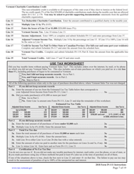 Instructions for Form IN-111 Vermont Income Tax Return - Virginia, Page 7