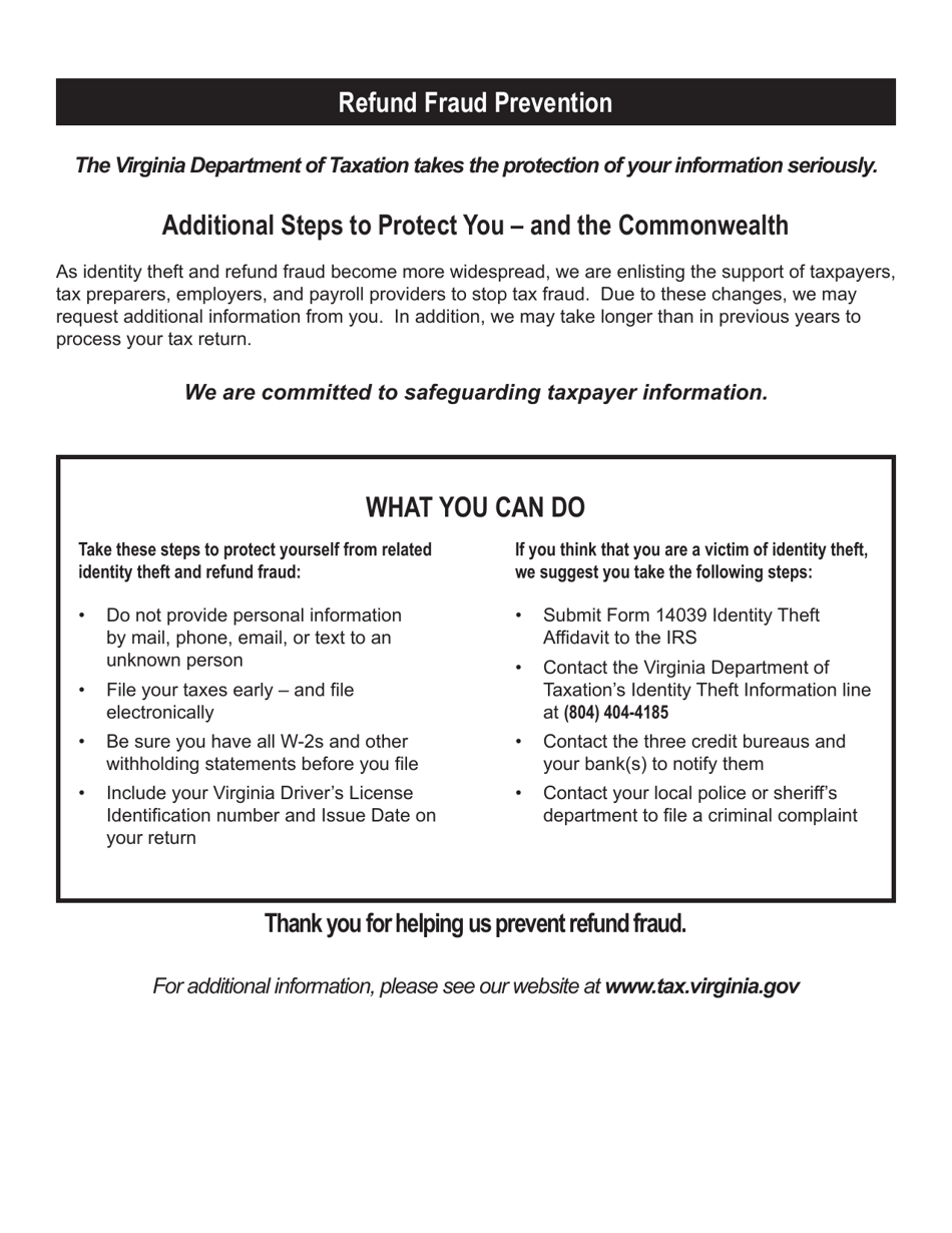 Instructions for Form 763 Nonresident Individual Income Tax Return - Virginia, Page 3