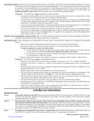 Instructions for Form PR-141 Vermont Renter Rebate Claim - Vermont, Page 4