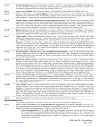 Instructions for Form PR-141 Vermont Renter Rebate Claim - Vermont, Page 5