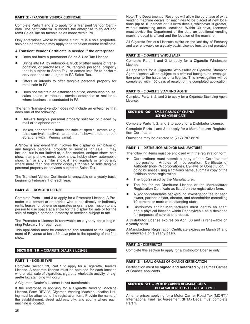 Form PA-100 - Fill Out, Sign Online and Download Printable PDF ...