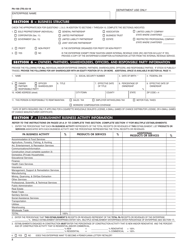 Form PA-100 Pa Enterprise Registration Form - Pennsylvania, Page 6