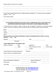 Form OHHS-121 Appeal Form - Rhode Island, Page 4