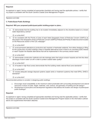 DHEC Form 0483 Public Services and Facilities - South Carolina, Page 3