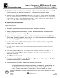 Form CS-1019 Program Agreement - Dcs Employee Graduate Tuition Reimbursement Program - Tennessee, Page 7