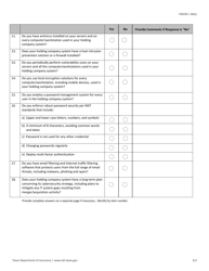 Form FIN599 Confidential Cybersecurity Checklist - Texas, Page 2