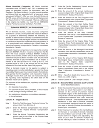 Instructions for Form 800 Insurance Premiums License Tax Return - Virginia, Page 13