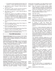 Instructions for Form 800 Insurance Premiums License Tax Return - Virginia, Page 6