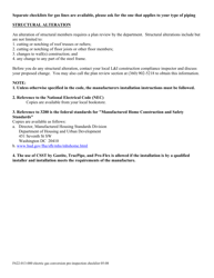 Form F622-013-000 Electric/Gas Conversion Pre-inspection Checklist - Washington, Page 3