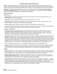 DSHS Form 14-012 Consent - Washington (Lithuanian), Page 2