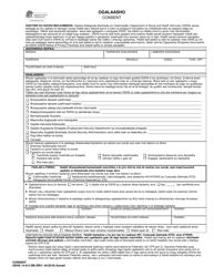 DSHS Form 14-012 Consent - Washington (Somali)