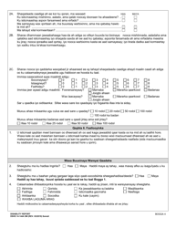 DSHS Form 14-144A Medical Disability Decision - Washington (Somali), Page 5