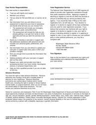 DSHS Form 16-172 Your Rights and Responsibilities When You Receive Services Offered by Aging and Long-Term Support Administration and Developmental Disabilities Administration - Washington, Page 2