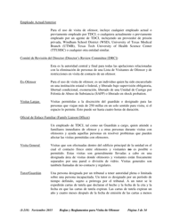Formulario I-218 Tdcj Plan Visita De Ofensor Afidavit Nino No Victima - Texas (Spanish), Page 3
