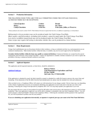 Application for Cottage Food Establishment - Utah, Page 2