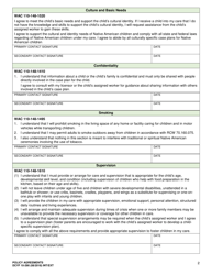 DCYF Form 10-290 Policy Agreements - Washington, Page 2