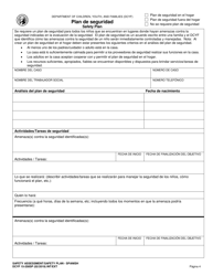DCYF Formulario 15-258SP Evaluacion De Seguridad/Plan De Seguridad - Washington (Spanish), Page 4