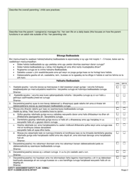 DCYF Form 15-258 Safety Assessment/Safety Plan - Washington (Somali), Page 2