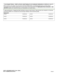 DCYF Form 15-258 Safety Assessment/Safety Plan - Washington (Somali), Page 6