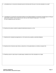 DCYF Formulario 15-276 SP Informacion Personal - Washington (Spanish), Page 11
