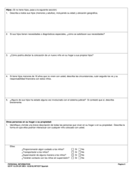 DCYF Formulario 15-276 SP Informacion Personal - Washington (Spanish), Page 5