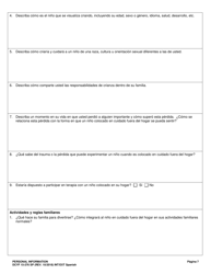 DCYF Formulario 15-276 SP Informacion Personal - Washington (Spanish), Page 7