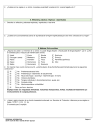 DCYF Formulario 15-276 SP Informacion Personal - Washington (Spanish), Page 8