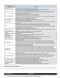 Form ECY050-38A Cargo and Passenger Vessel Boarding Checklist &quot; Short Form - Washington, Page 2