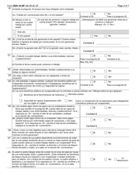 Formulario SSA-16-SP Solicitud Para Beneficios De Seguro Por Incapacidad (Spanish), Page 4
