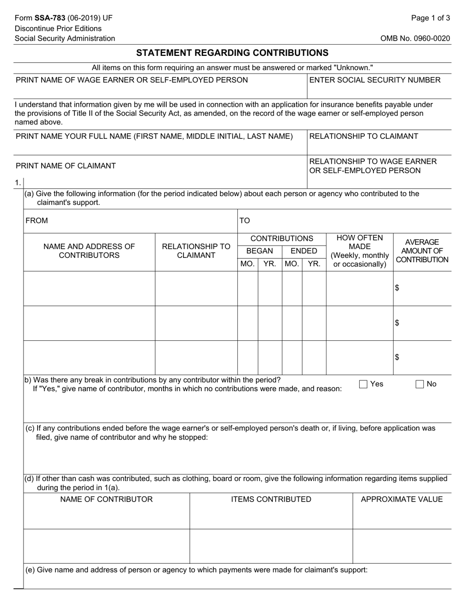 Ssa 787 Fillable Form Printable Forms Free Online