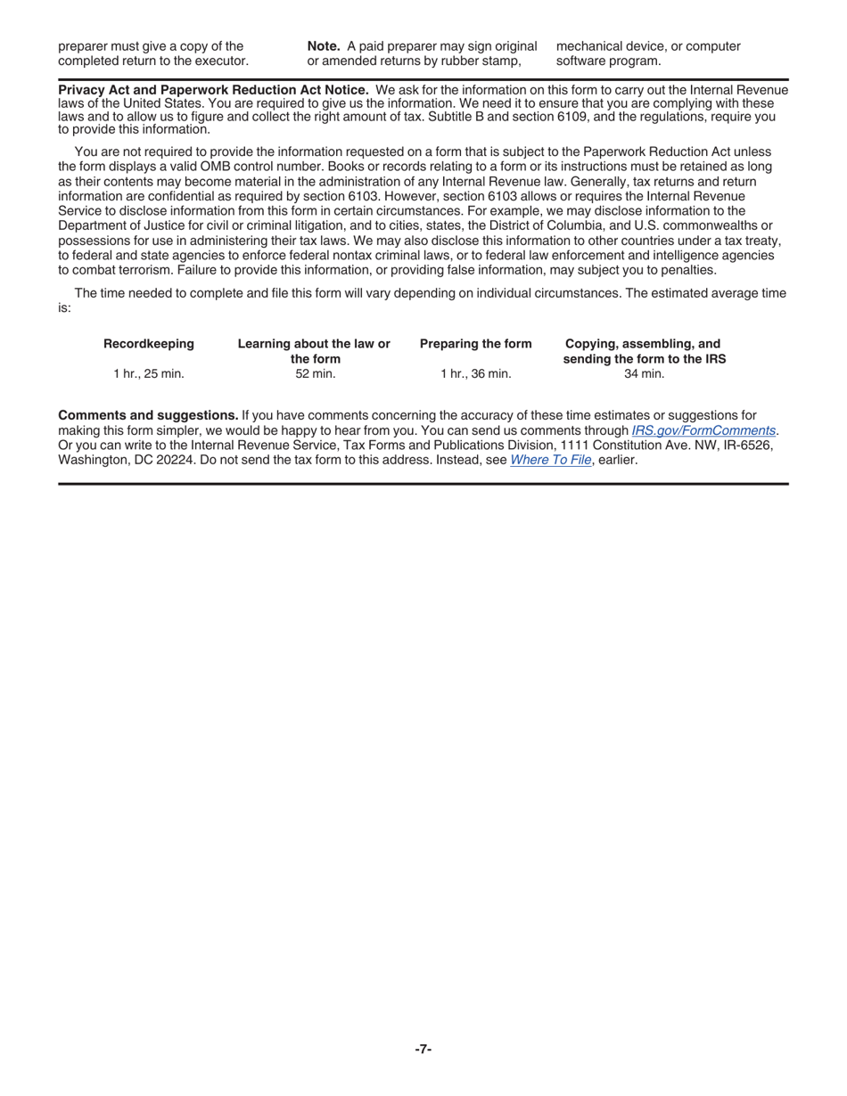 Instructions for IRS Form 706-NA United States Estate (And Generation-Skipping Transfer) Tax Return Estate of Nonresident Not a Citizen of the United States, Page 7