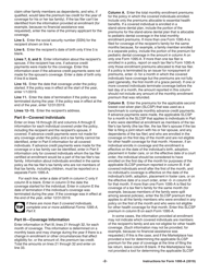 Instructions for IRS Form 1095-A Health Insurance Marketplace Statement, Page 2
