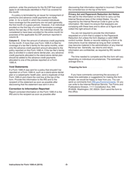 Instructions for IRS Form 1095-A Health Insurance Marketplace Statement, Page 3