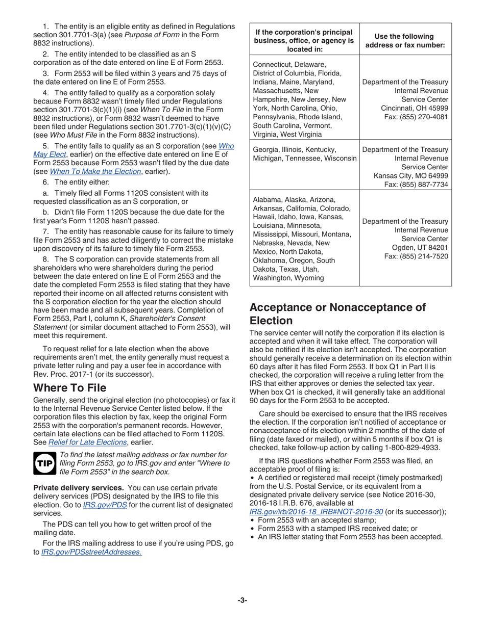 Instructions for IRS Form 2553 Election by a Small Business Corporation, Page 4