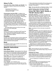 Instructions for IRS Form 4768 Application for Extension of Time to File a Return and/or Pay U.S. Estate (And Generation-Skipping Transfer) Taxes, Page 4