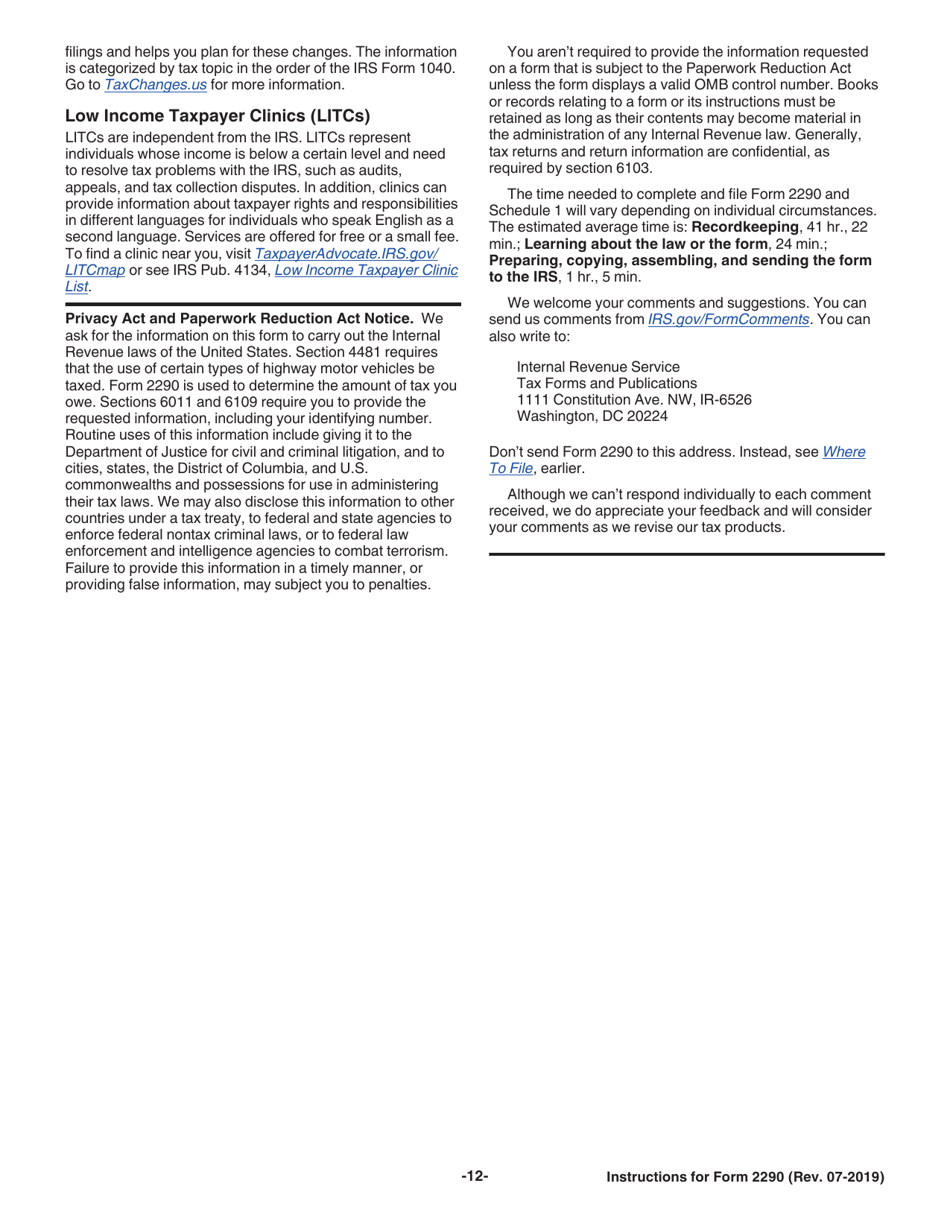 Instructions for IRS Form 2290 Heavy Highway Vehicle Use Tax Return, Page 14