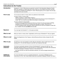 IRS Form 706 Schedule R-1 Generation-Skipping Transfer Tax, Page 2