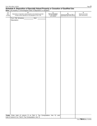 IRS Form 706-A United States Additional Estate Tax Return, Page 2