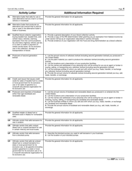 IRS Form 637 Application for Registration (For Certain Excise Tax Activities), Page 4