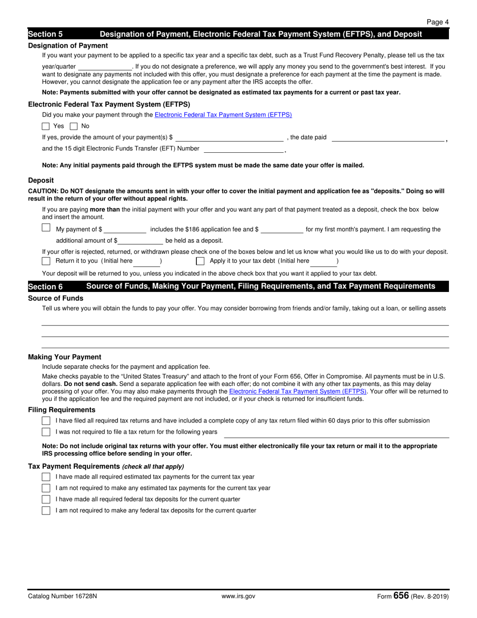 IRS Form 656 Offer in Compromise, Page 5