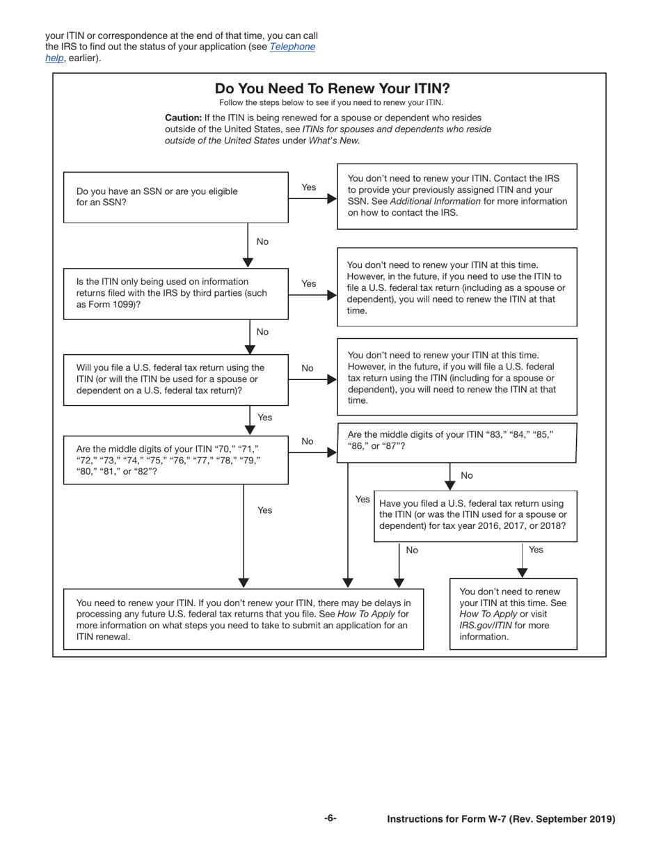 Instructions for IRS Form W-7 Application for IRS Individual Taxpayer Identification Number, Page 6