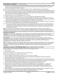 IRS Form 911 Request for Taxpayer Advocate Service Assistance (And Application for Taxpayer Assistance Order), Page 4