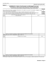 IRS Form 706 United States Estate (And Generation-Skipping Transfer) Tax Return, Page 18
