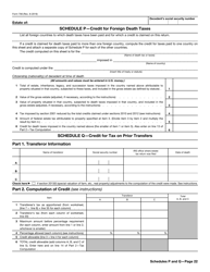 IRS Form 706 United States Estate (And Generation-Skipping Transfer) Tax Return, Page 22