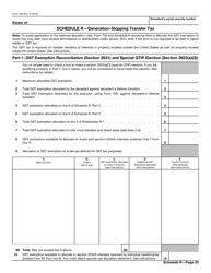 IRS Form 706 United States Estate (And Generation-Skipping Transfer) Tax Return, Page 23