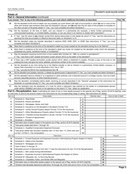 IRS Form 706 United States Estate (And Generation-Skipping Transfer) Tax Return, Page 3