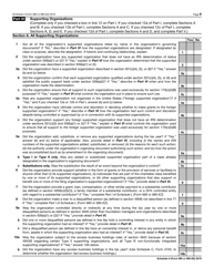 IRS Form 990 (990-EZ) Schedule A Public Charity Status and Public Support, Page 4