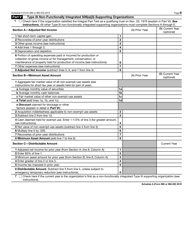 IRS Form 990 (990-EZ) Schedule A Public Charity Status and Public Support, Page 6