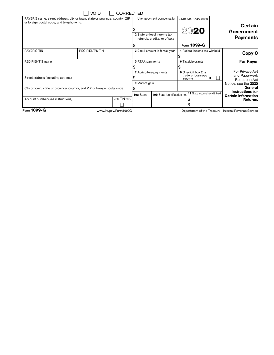 IRS Form 1099-G Certain Government Payments, Page 7