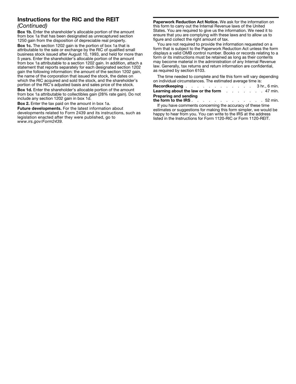 IRS Form 2349 Notice to Shareholder of Undistributed Long-Term Capital Gains, Page 8